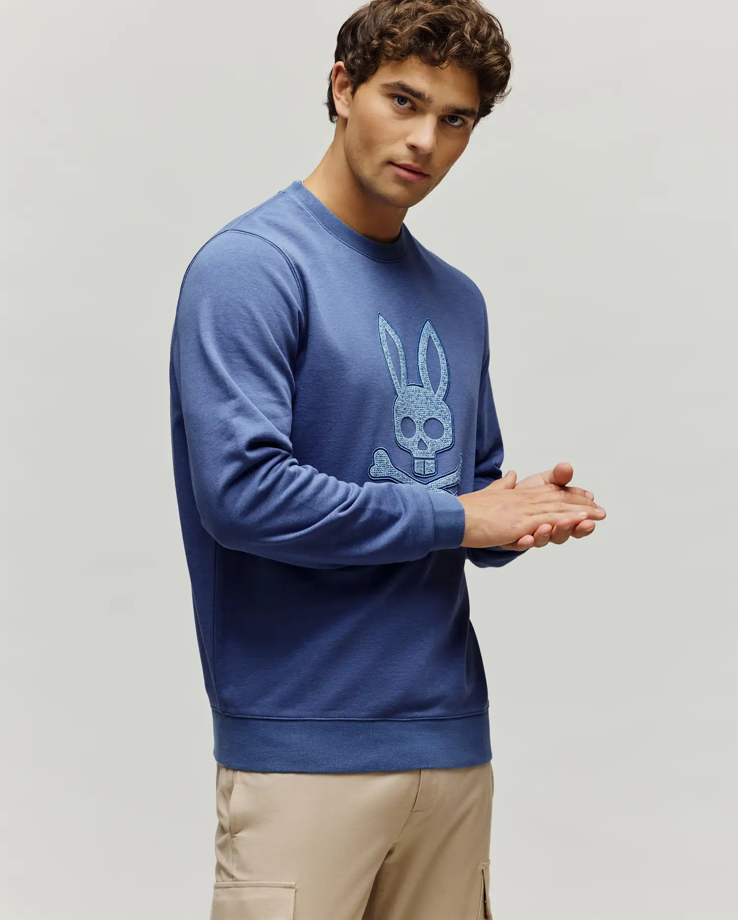 MENS GABIN TEXTURED CREW - MT0500088 - Image 3