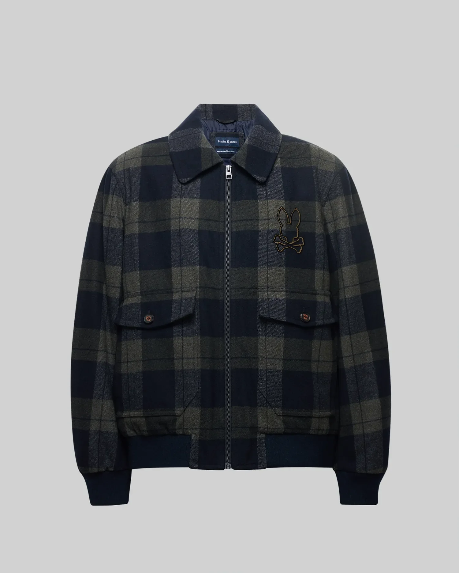 MENS GAVIN PLAID BOMBER JACKET - MO1100014 - Image 5