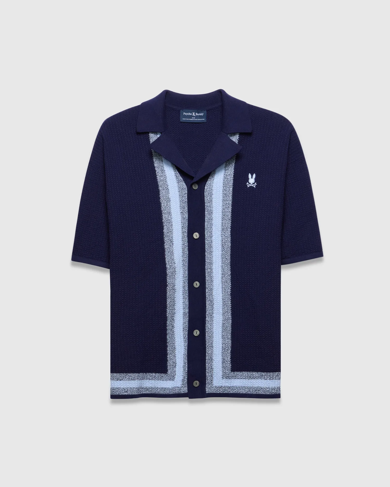 MENS GILES RELAXED FIT BORDER KNIT SHIRT - MT0300120 - Image 6