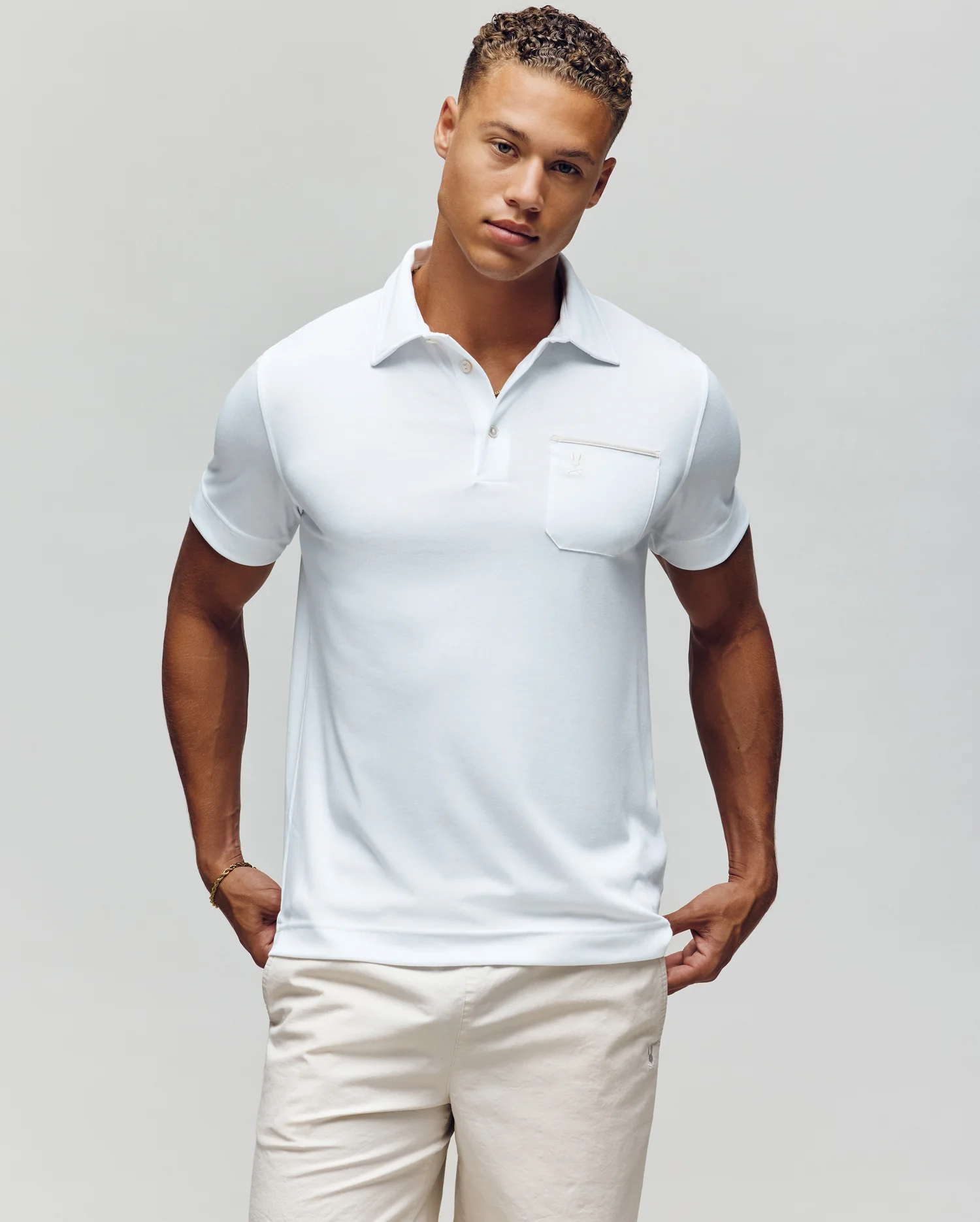 MENS HADLEY PERFORMANCE PIQUE POLO - MT0100021 - Image 3