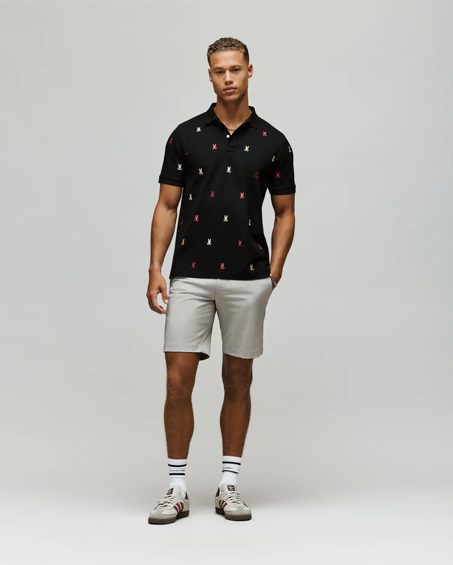 MENS HOLLAND ALL OVER BUNNY PIQUE POLO - B6K618F200 - Image 5