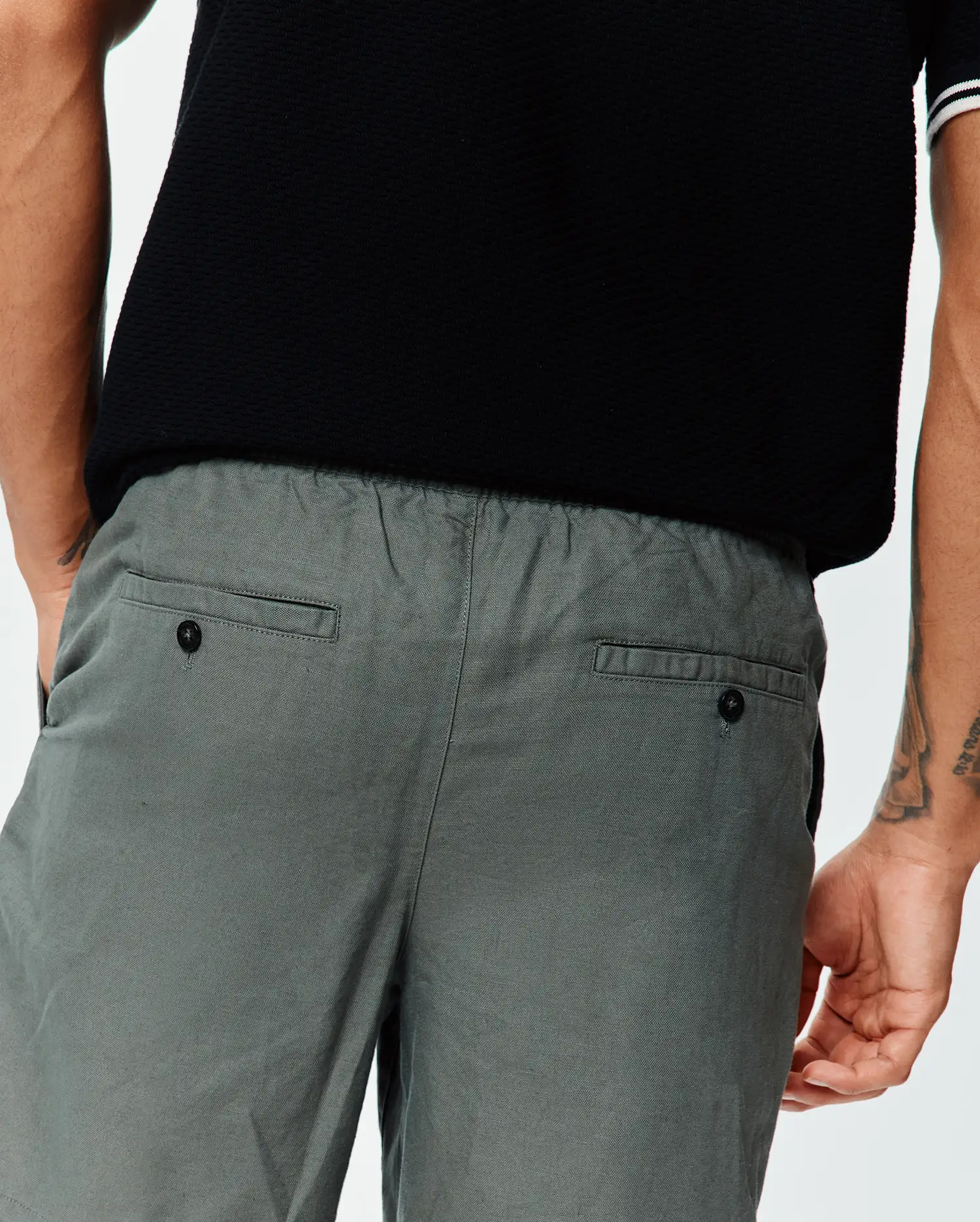 MENS IVAN LINEN SHORT 7" - MB0700019 - Image 3