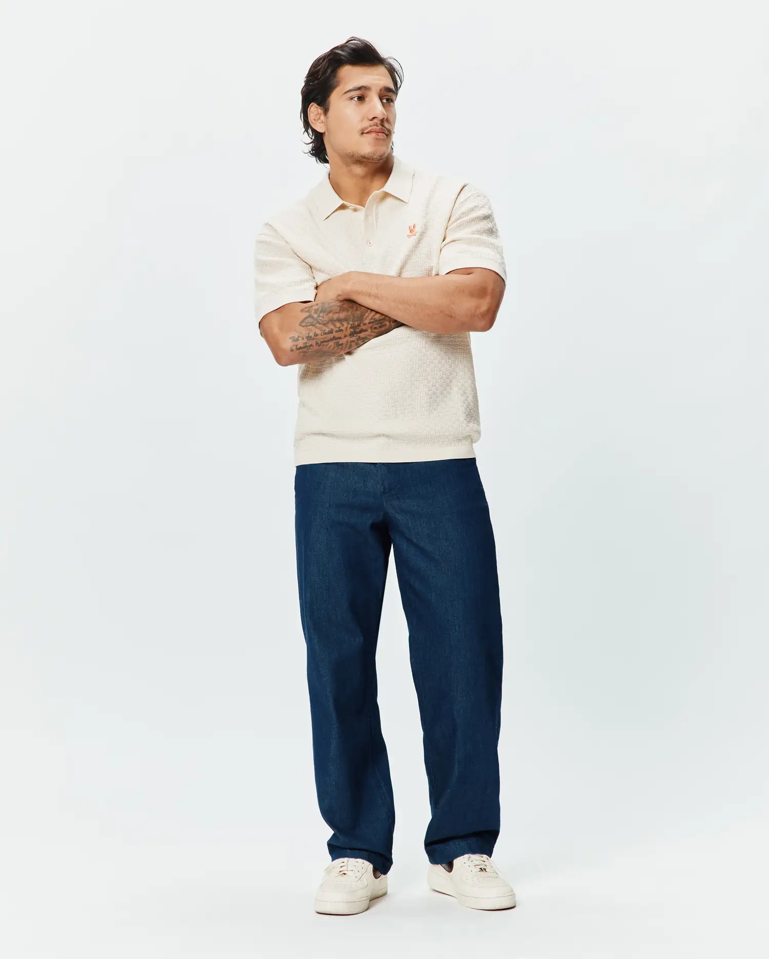 MENS JACE OVERSIZED KNIT POLO - MT0100200