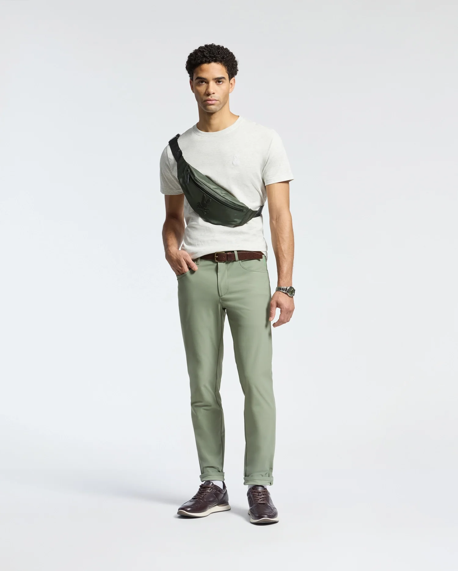 MENS JAMES PREMIUM CREW NECK TEE - B6U952D200 - Image 6