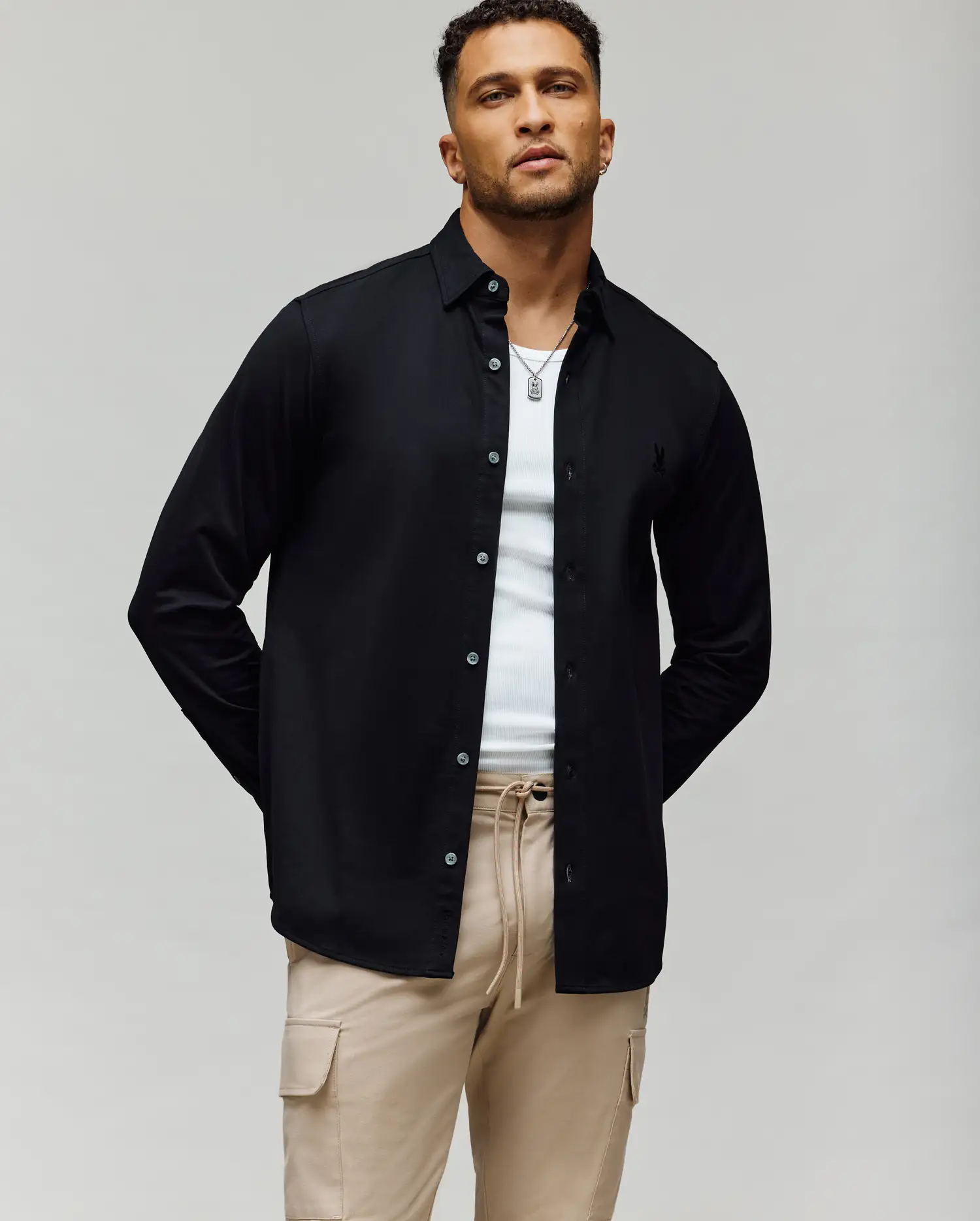 MENS JIM JERSEY KNIT SHIRT - MT0300067