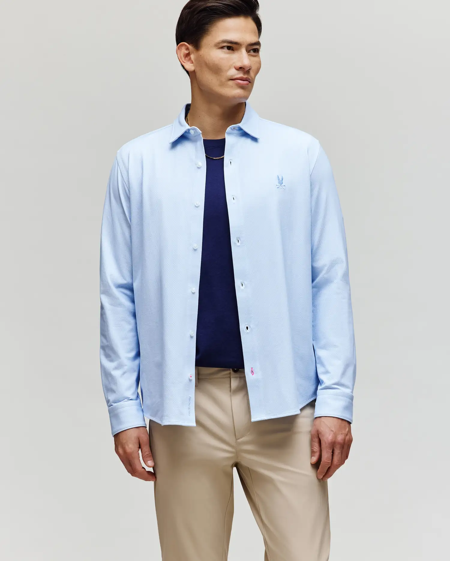 MENS JIM JERSEY STRIPED KNIT SHIRT - MT0300041 - Image 3