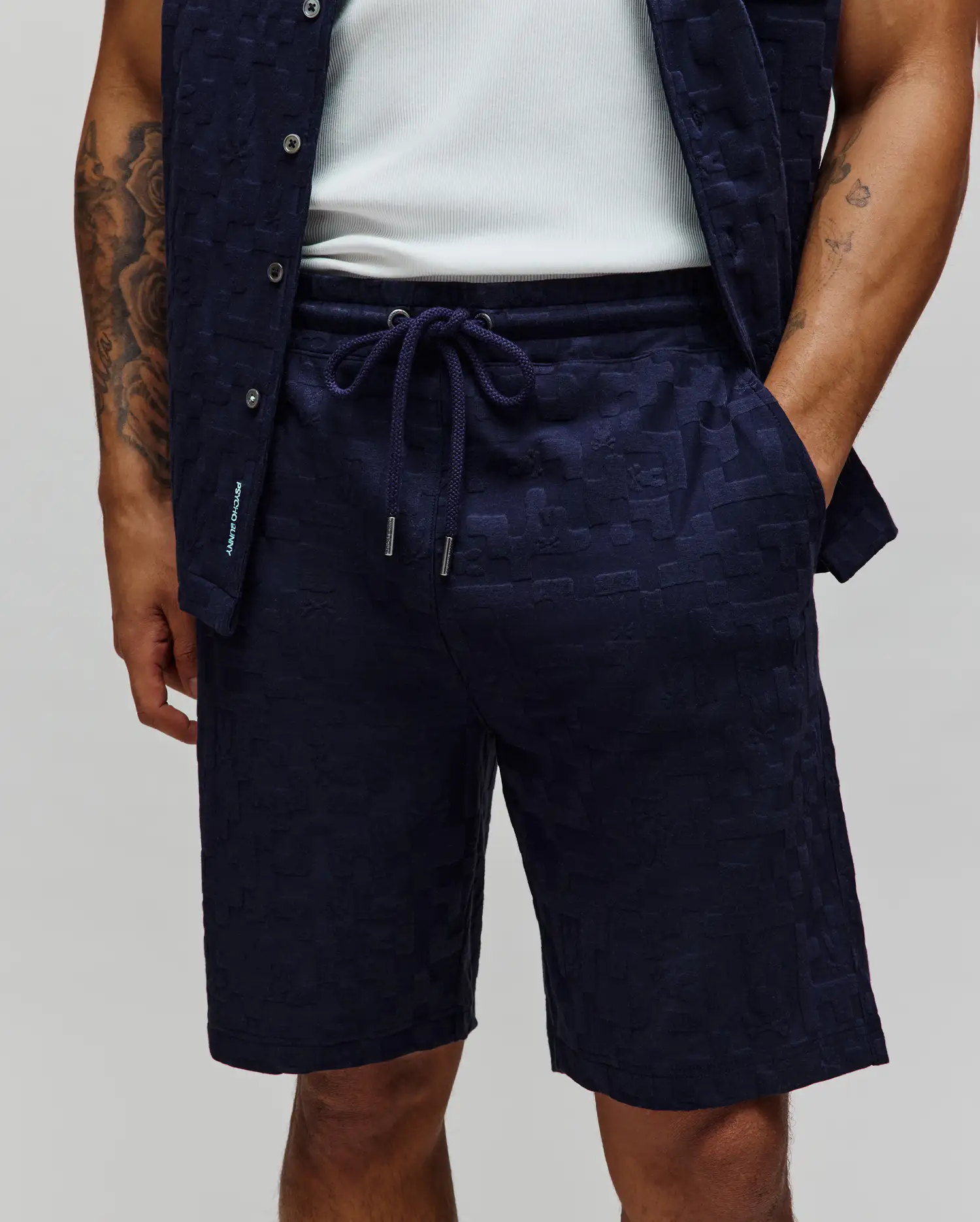 MENS JOSH JACQUARD KNIT SHORT 8" - MB0900055 - Image 2