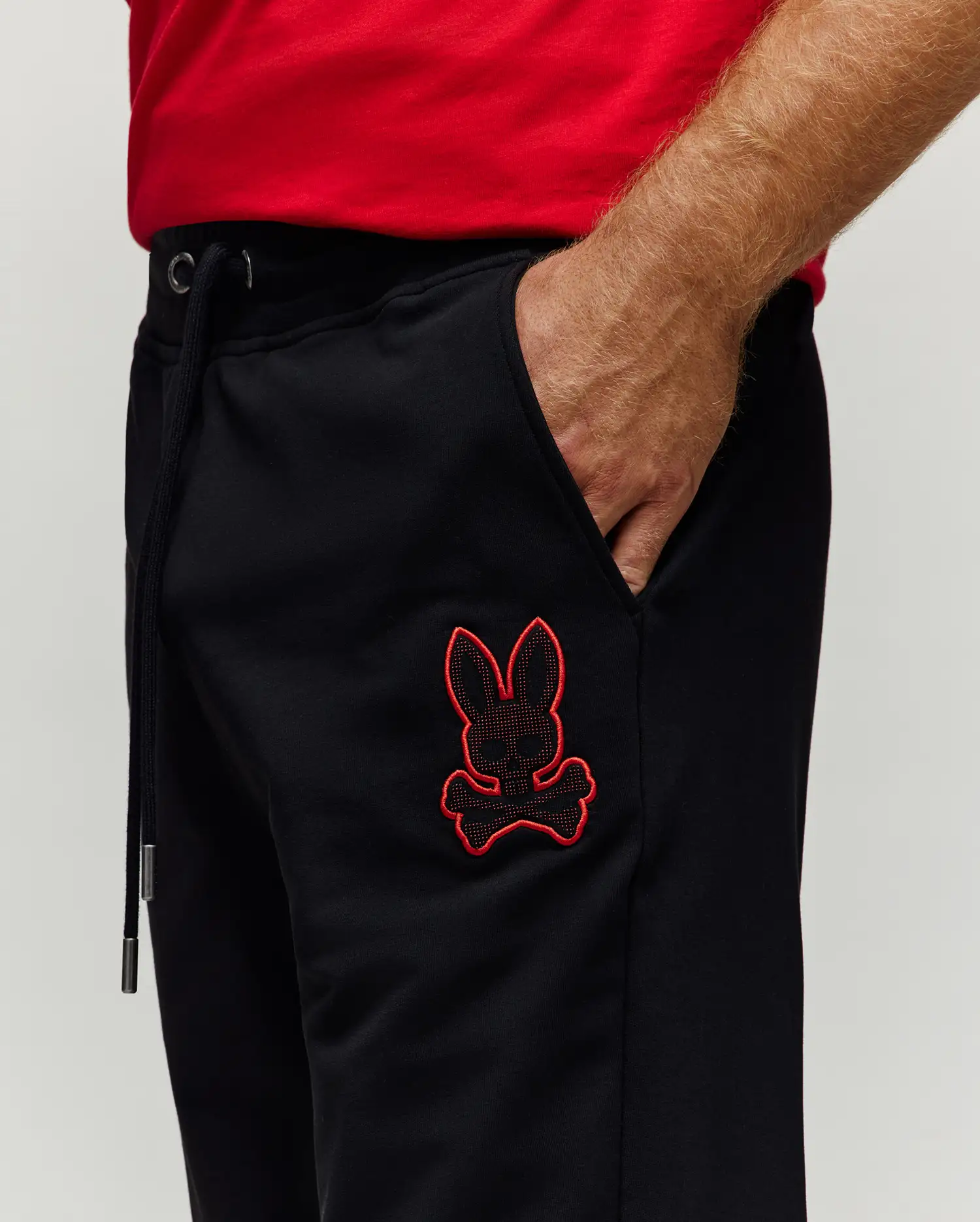MENS JOVAN RAISED DOTTED PRINT SWEATPANT 31 L - MB0800034 - Image 3