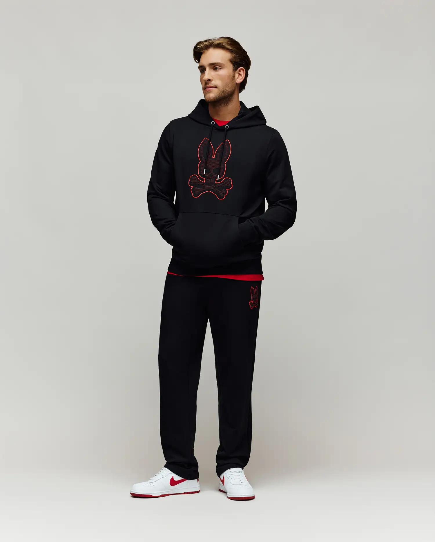 MENS JOVAN RAISED DOTTED PRINT SWEATPANT 31 L - MB0800034 - Image 5