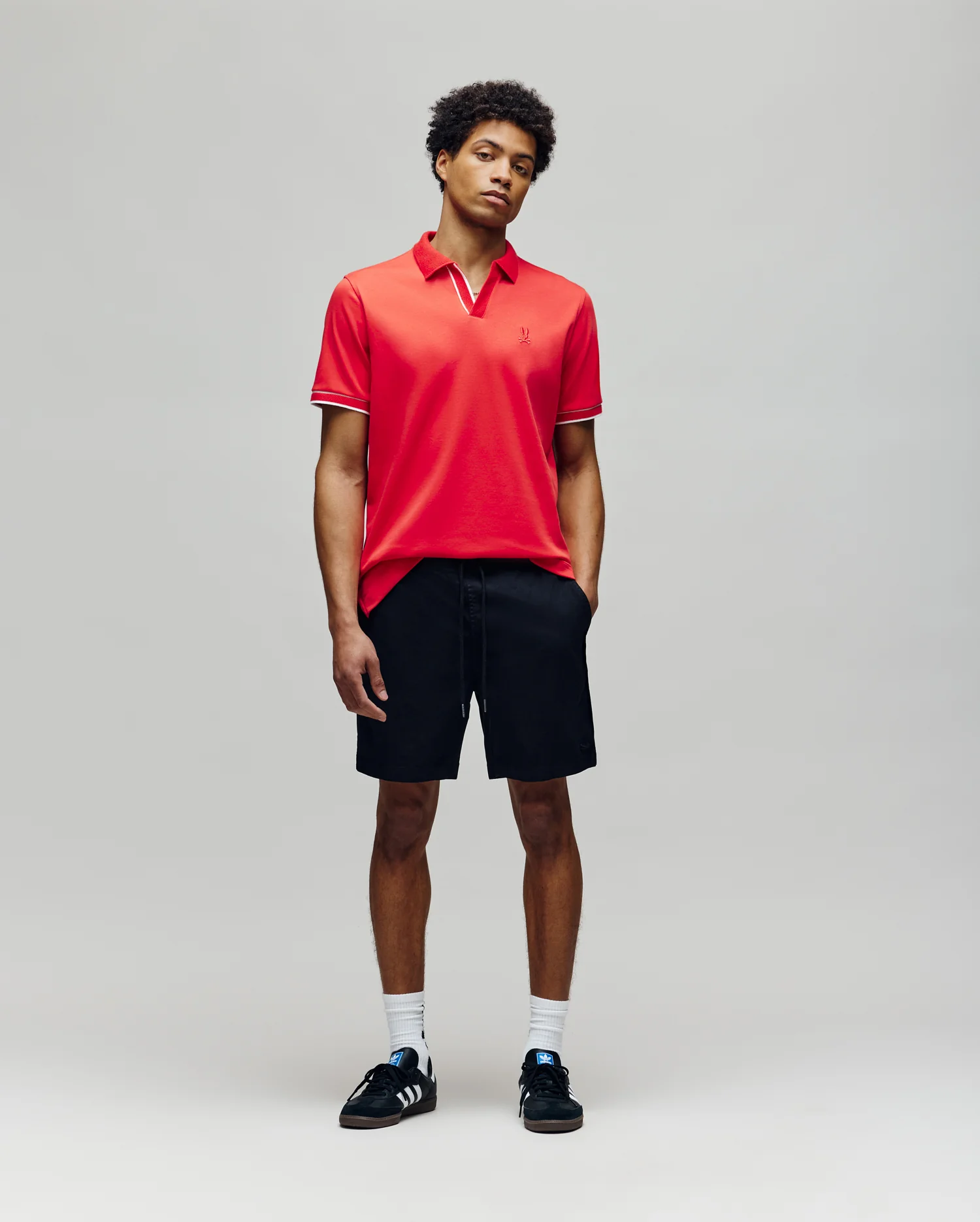 MENS KENDELL INTERLOCK JOHNNY COLLAR POLO - MT0100015 - Image 3