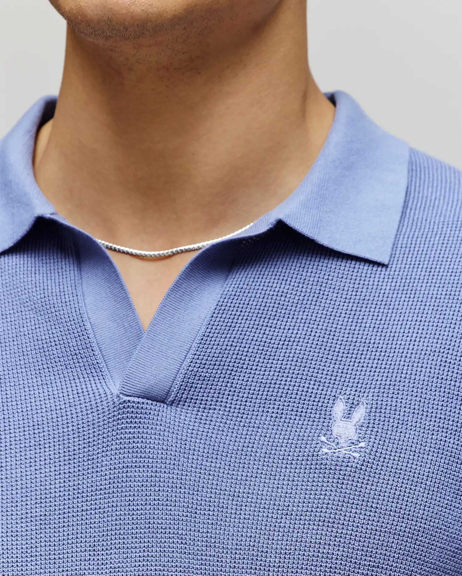 MENS LEETON KNIT POLO SHIRT - B6E562F200 - Image 2