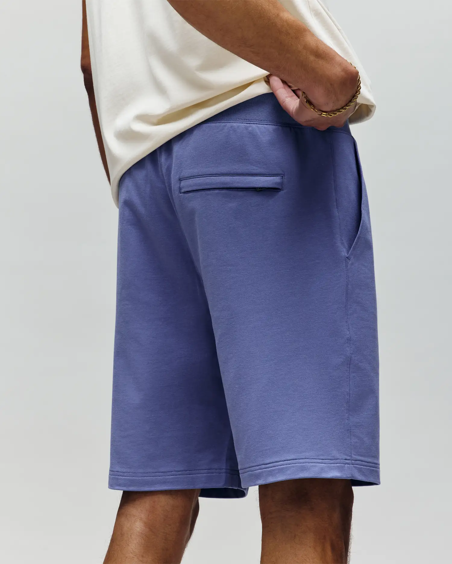 MENS LEVANZO FRENCH TERRY SWEATSHORT 8" - B6R578F200 - Image 2