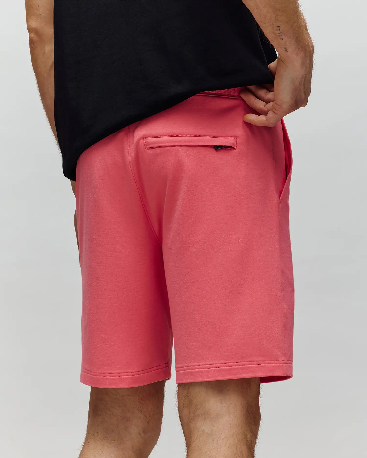 MENS LEVANZO FRENCH TERRY SWEATSHORT 8" - B6R578F200 - Image 2