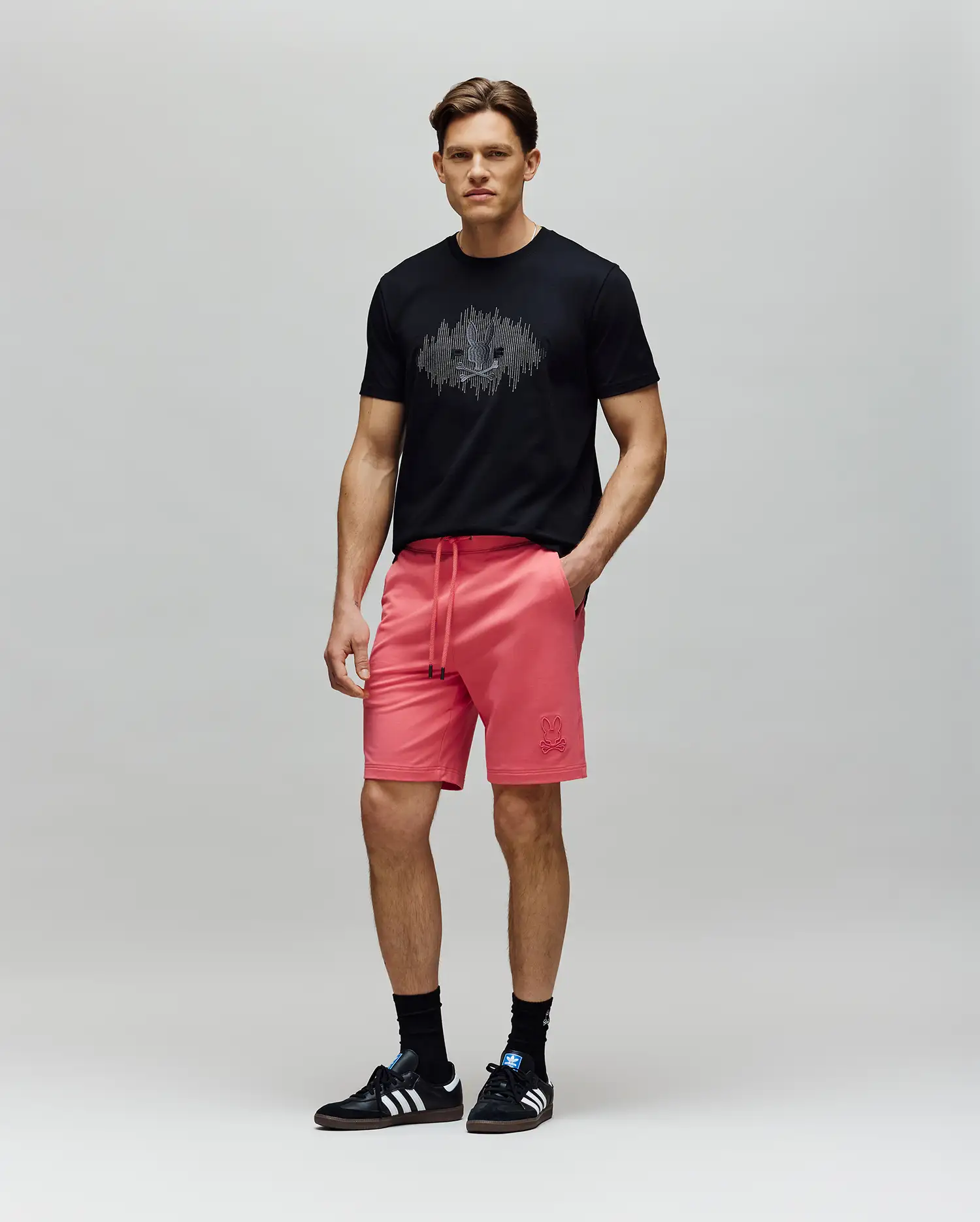MENS LEVANZO FRENCH TERRY SWEATSHORT 8" - B6R578F200 - Image 4