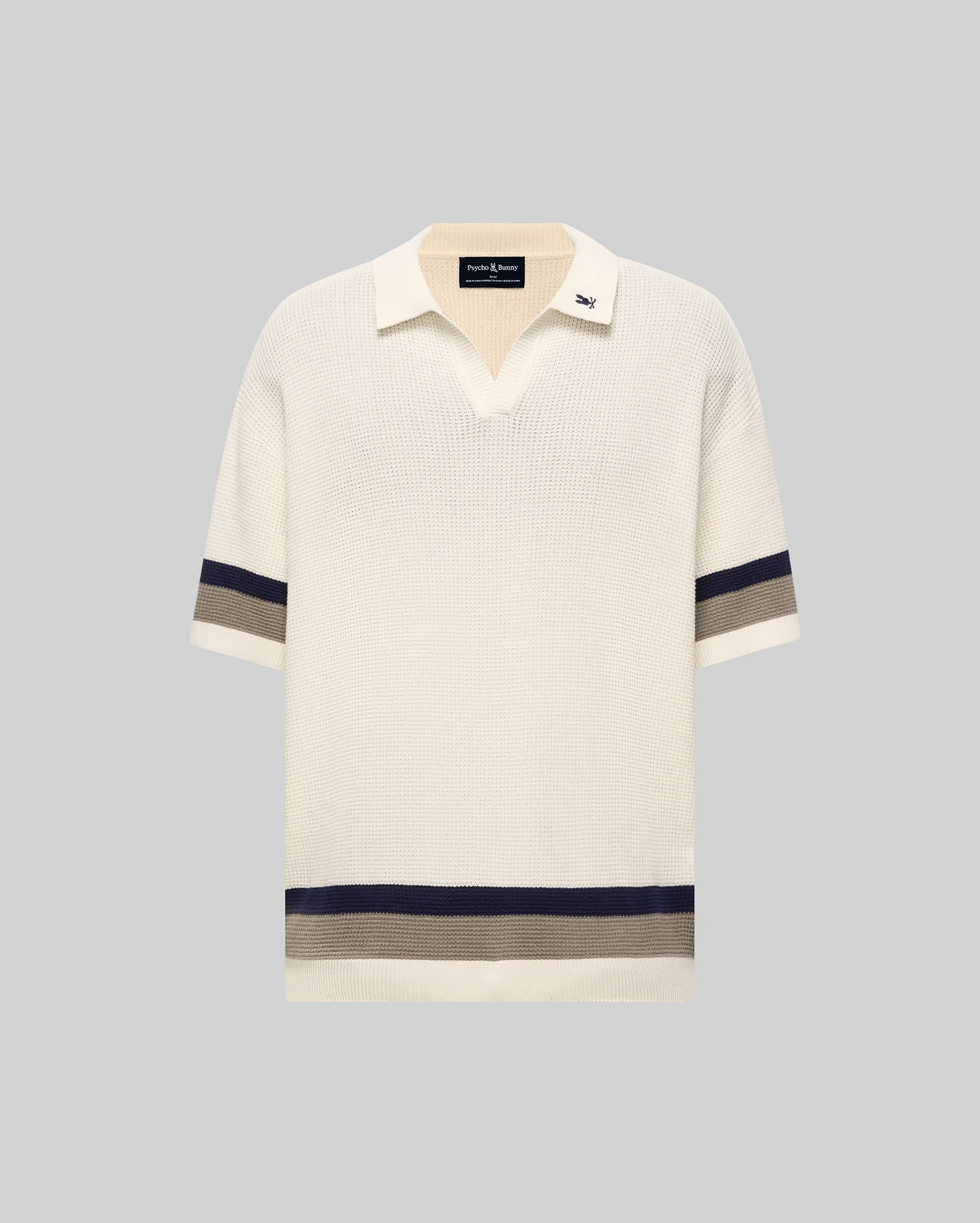 MENS LOCHLAN OVERSIZED JOHNNY COLLAR POLO - MT0100158 - Image 5
