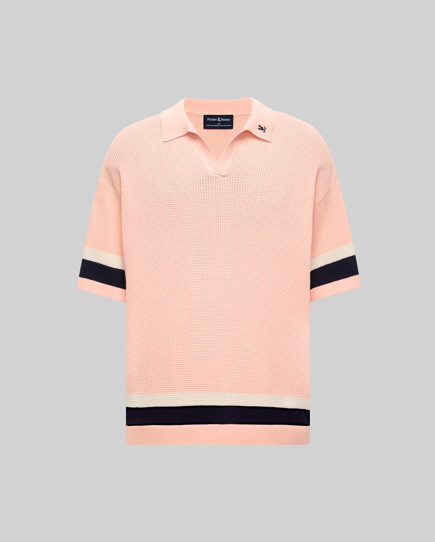 MENS LOCHLAN OVERSIZED JOHNNY COLLAR POLO - MT0100158 - Image 5