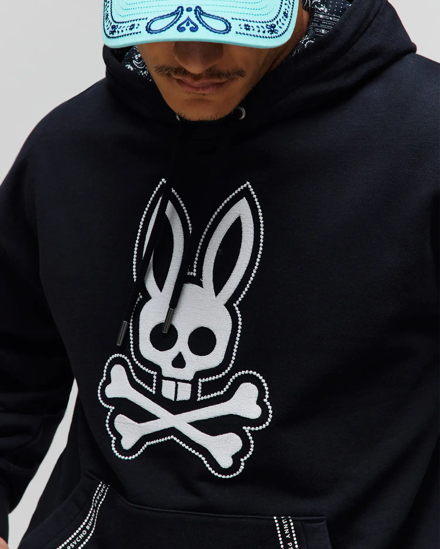 MENS LUKE PAISLEY OVERSIZED HOODIE - MT0500125 - Image 2