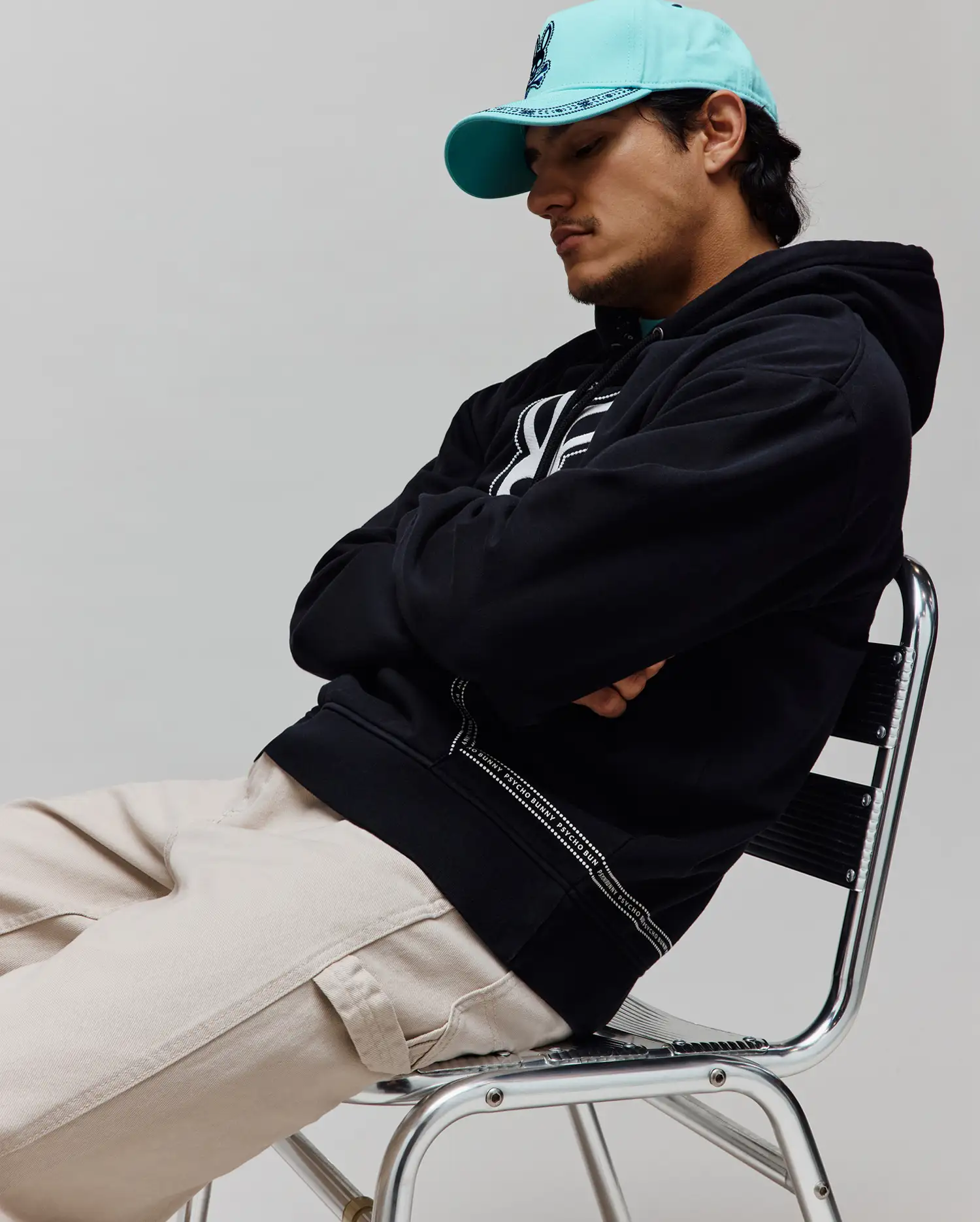 MENS LUKE PAISLEY OVERSIZED HOODIE - MT0500125 - Image 4