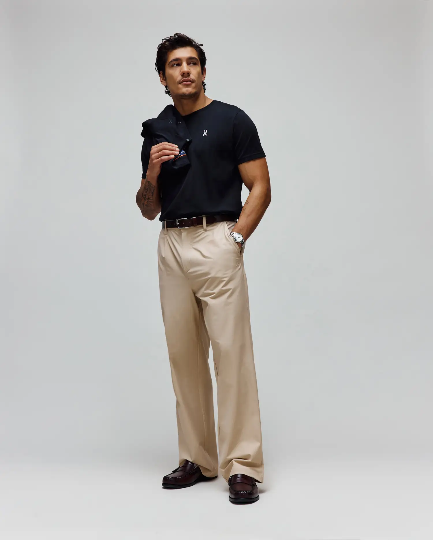 MENS MALIK WIDE LEG PANT 30 L - MB0600033 - Image 4