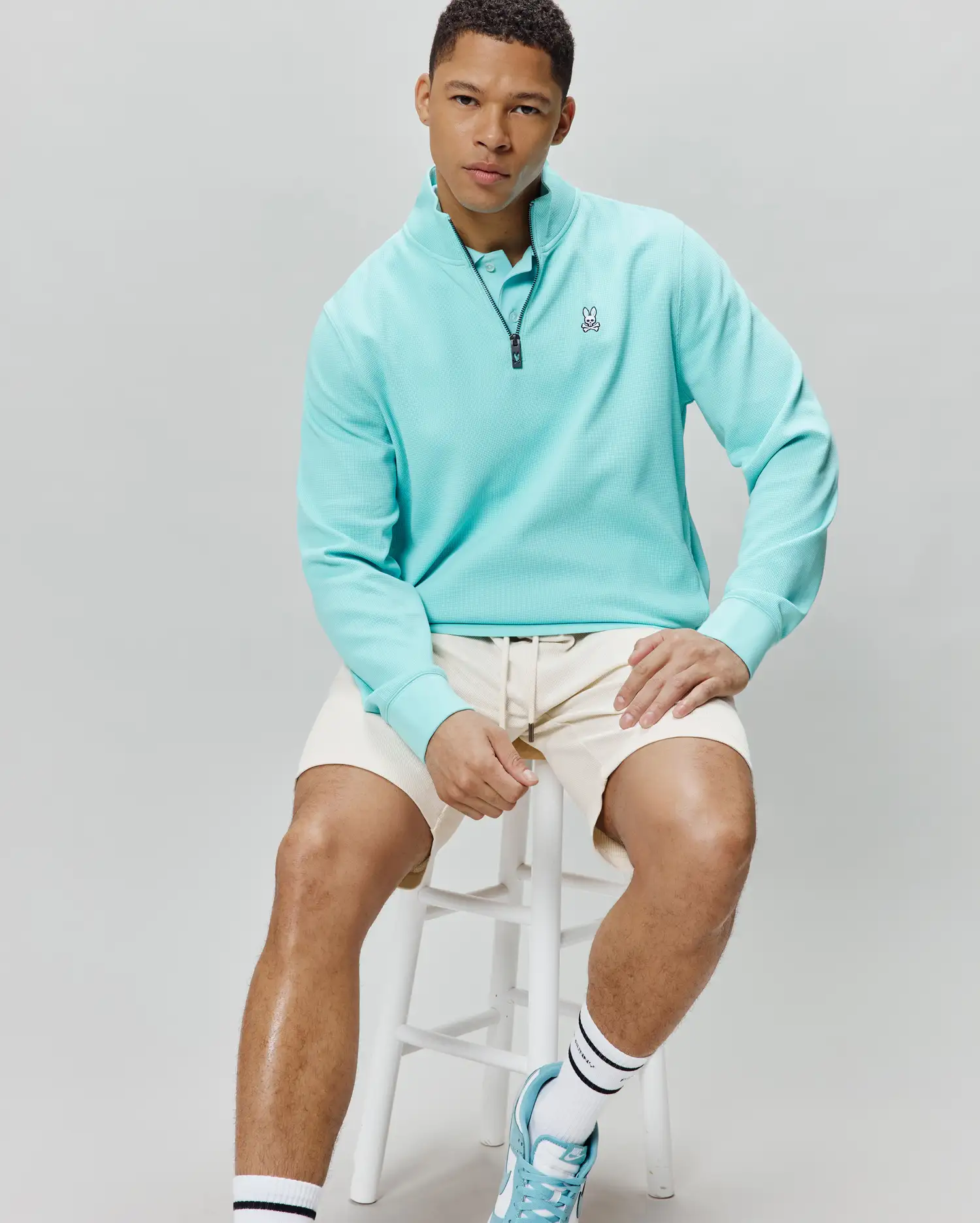 MENS MAXTON WAFFLE 1/4 ZIP - MT0500253