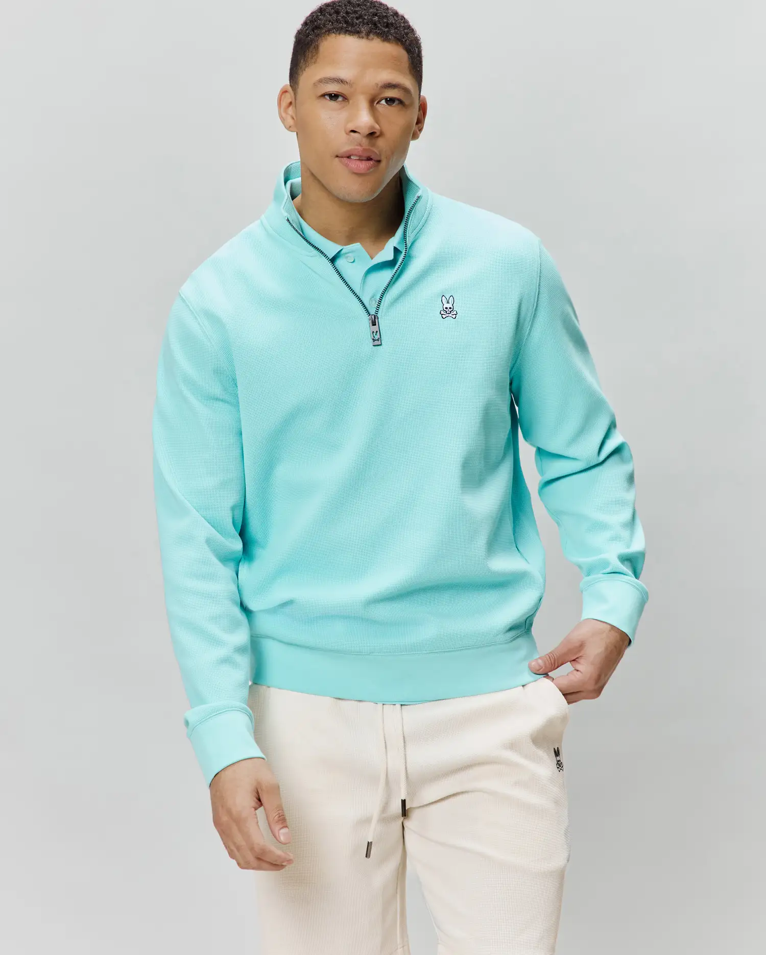 MENS MAXTON WAFFLE 1/4 ZIP - MT0500253 - Image 3