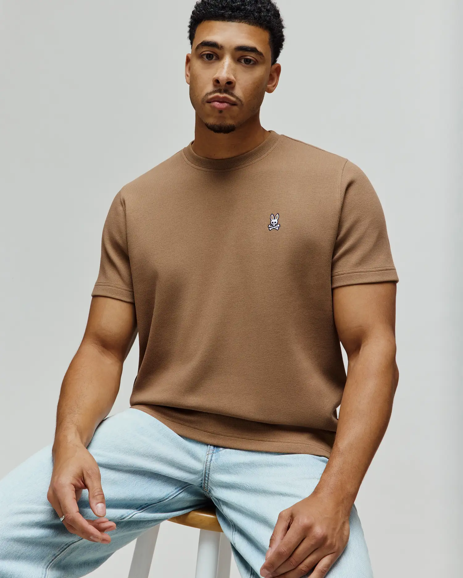 MENS MAXTON WAFFLE TEE - MT0200325 - Image 3