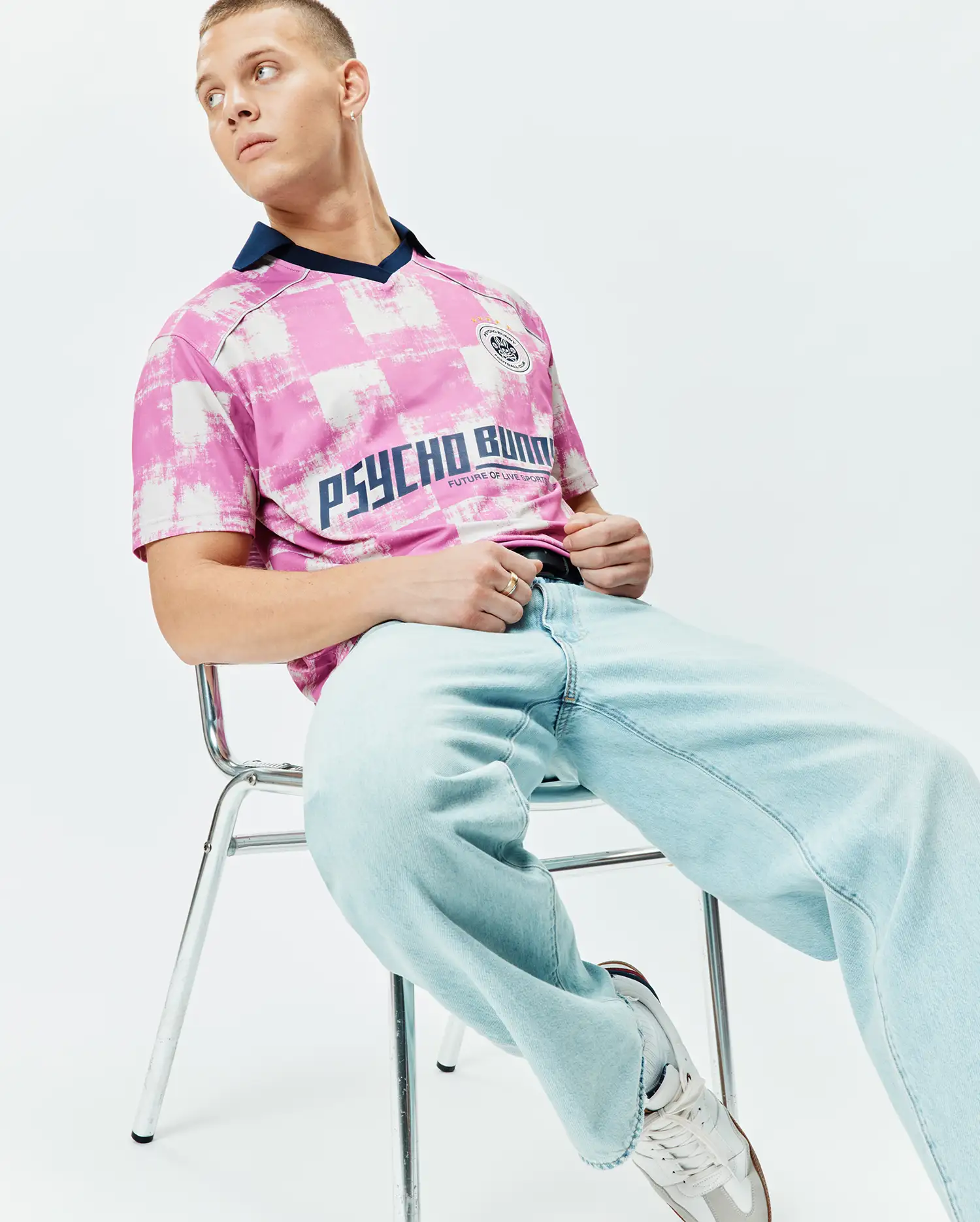 MENS MICAH OVERSIZED SOCCER JERSEY - MT0200432 - Image 3