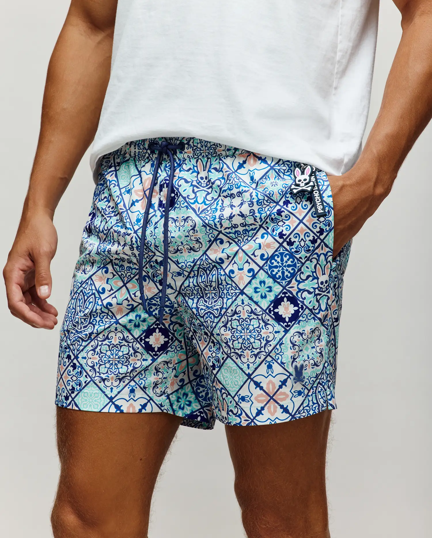 MENS NIVAR ALL OVER PRINT SWIM TRUNK 6" - MB1000044 - Image 2