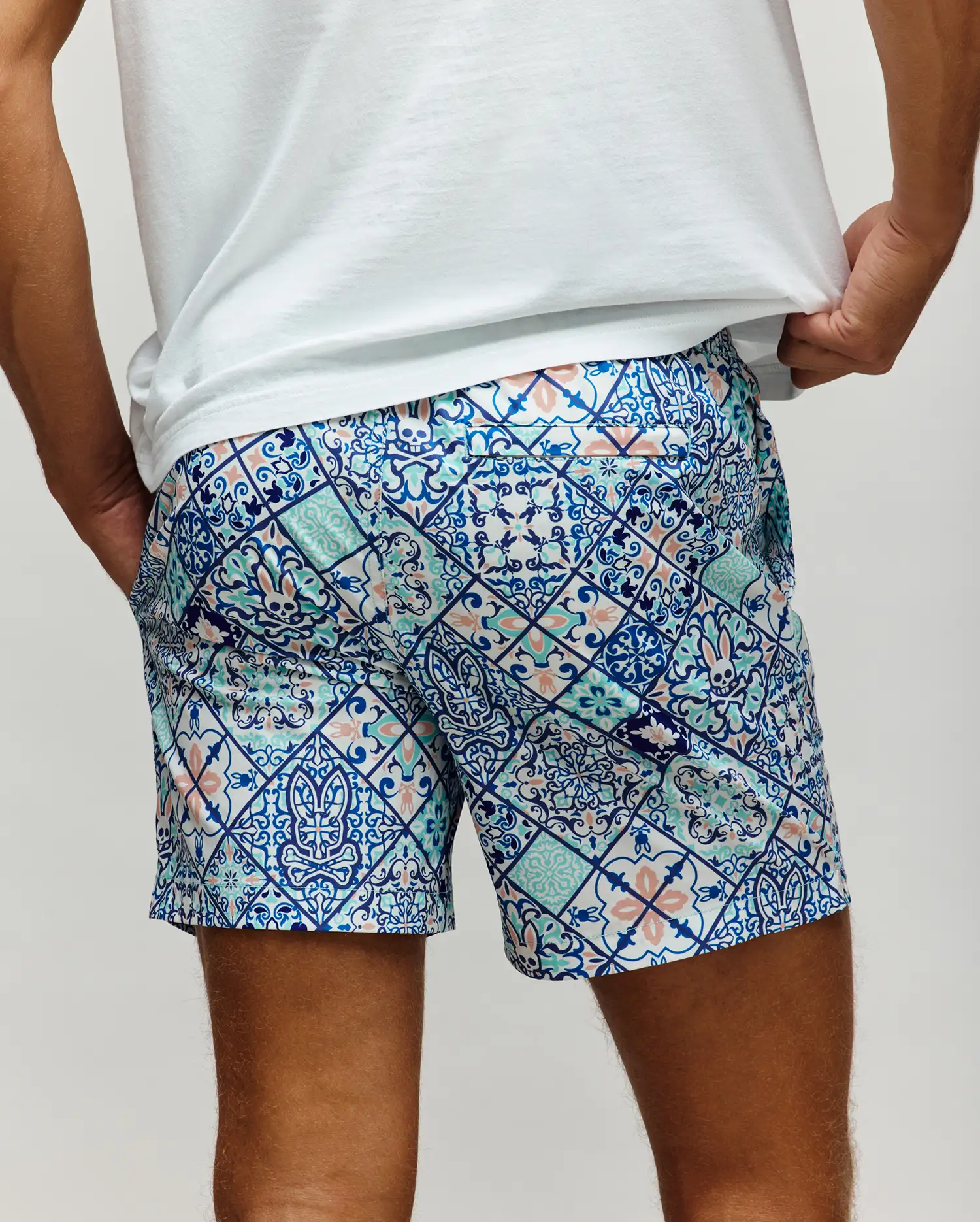 MENS NIVAR ALL OVER PRINT SWIM TRUNK 6" - MB1000044 - Image 3