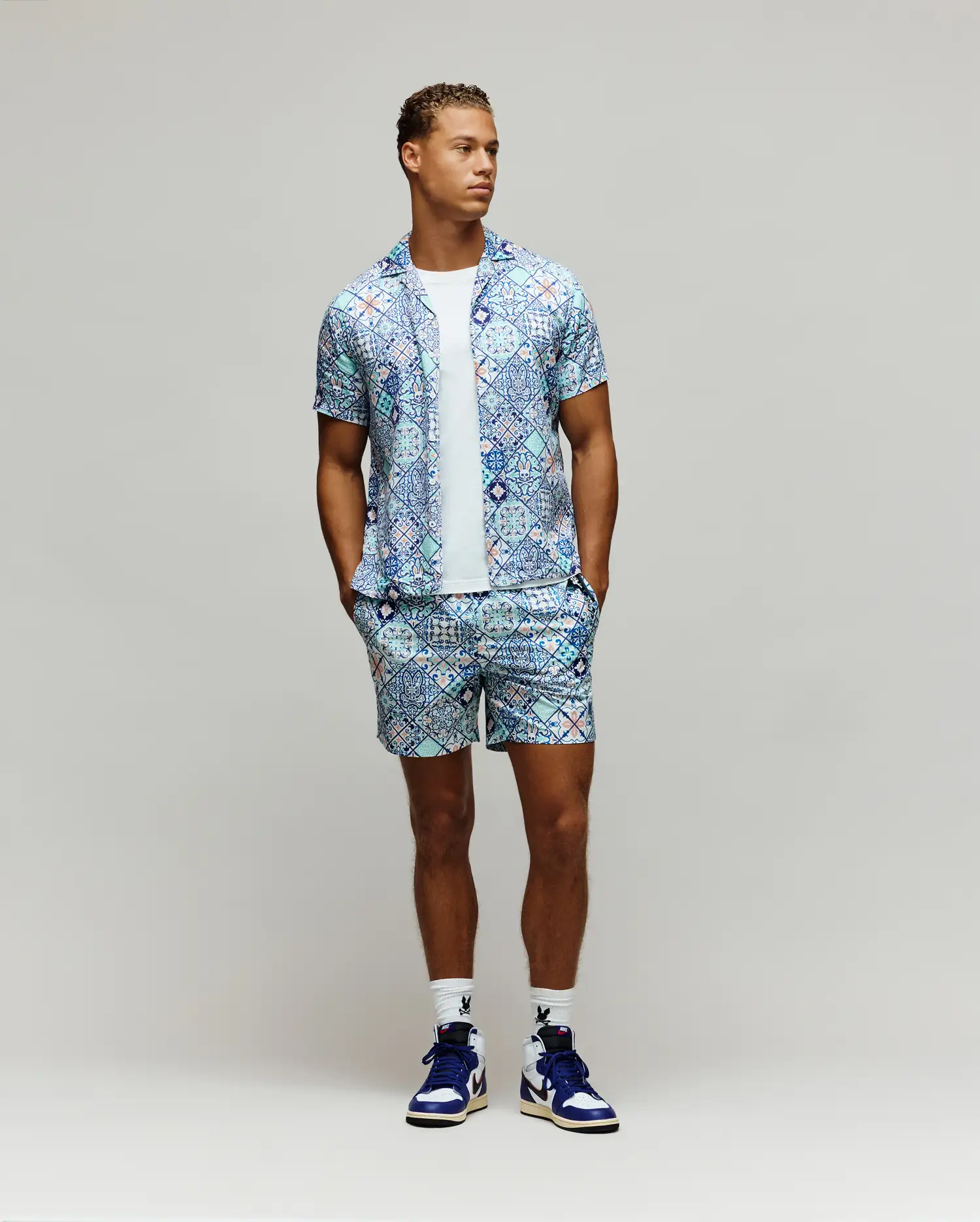 MENS NIVAR ALL OVER PRINT SWIM TRUNK 6" - MB1000044 - Image 4