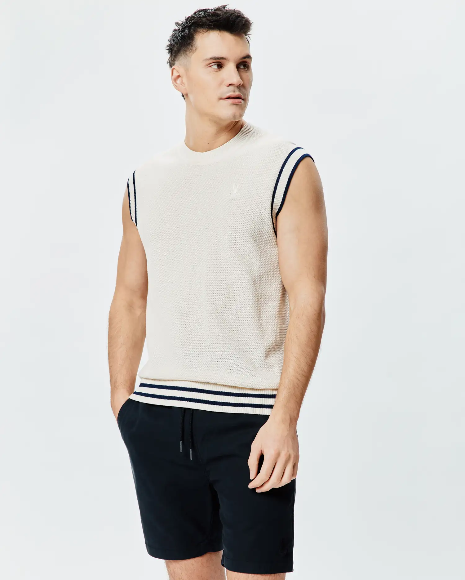 MENS PETER KNIT VEST - MT0400060 - Image 2