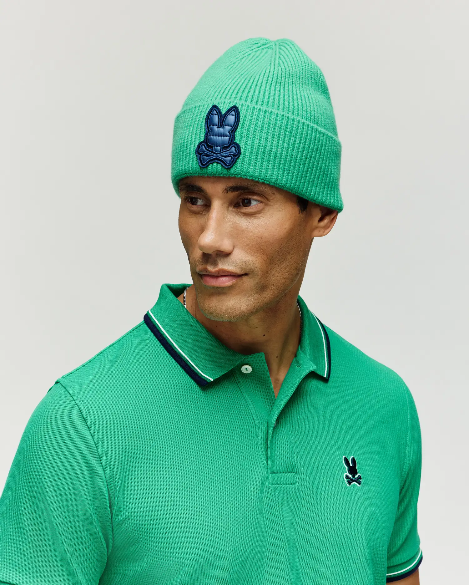 MENS RIVEN PUFFER PATCH BEANIE - MO2500020 - Image 3