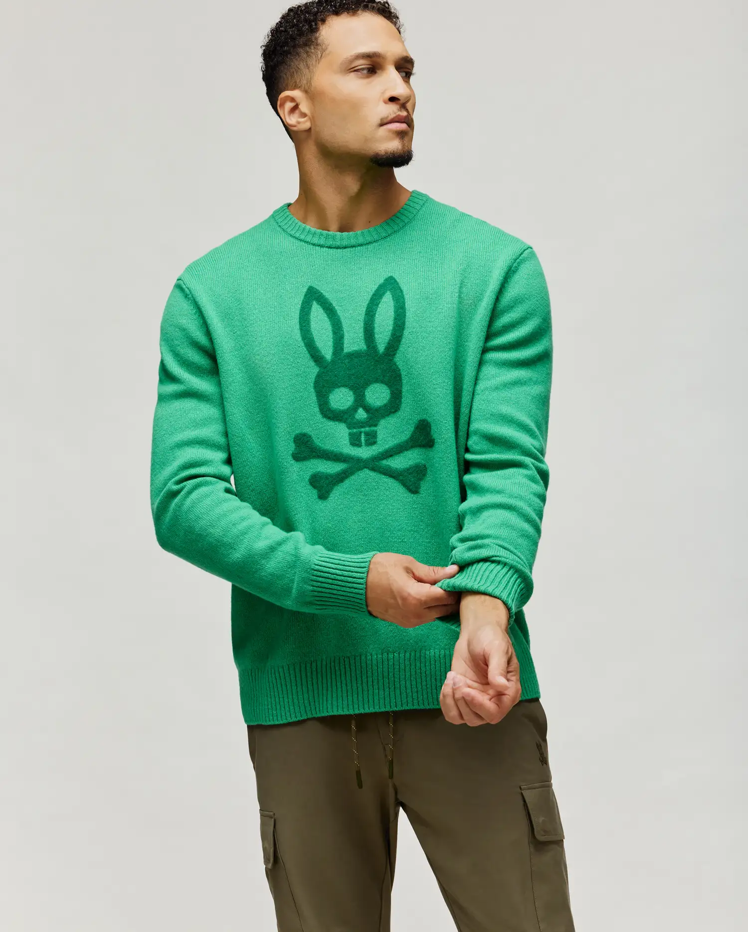MENS SAXON COZY YARN CREW - MT0400074 - Image 3