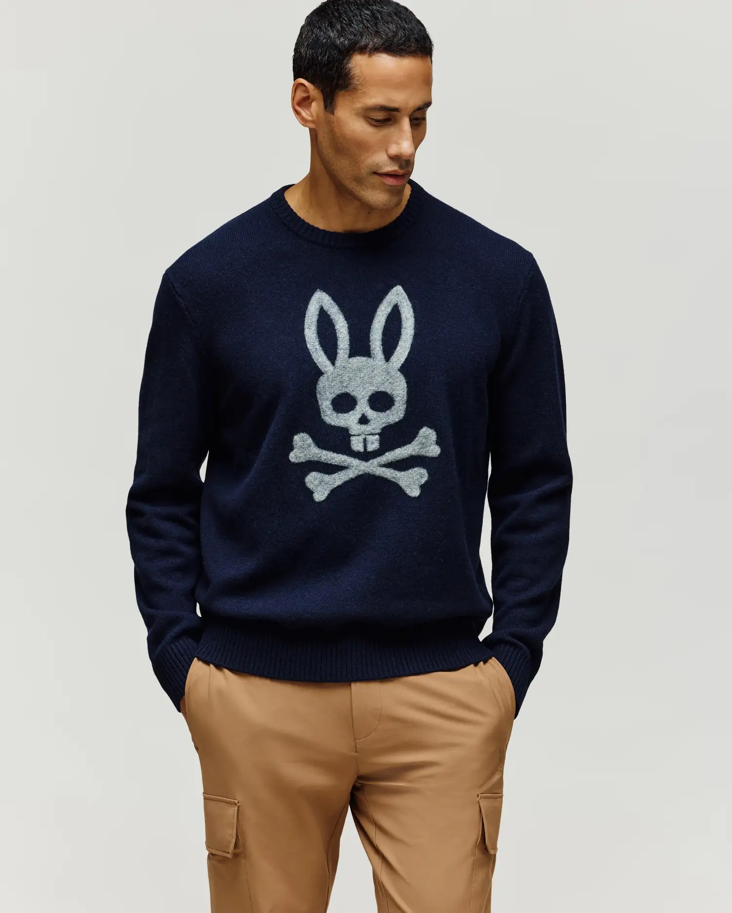MENS SAXON COZY YARN CREW - MT0400074