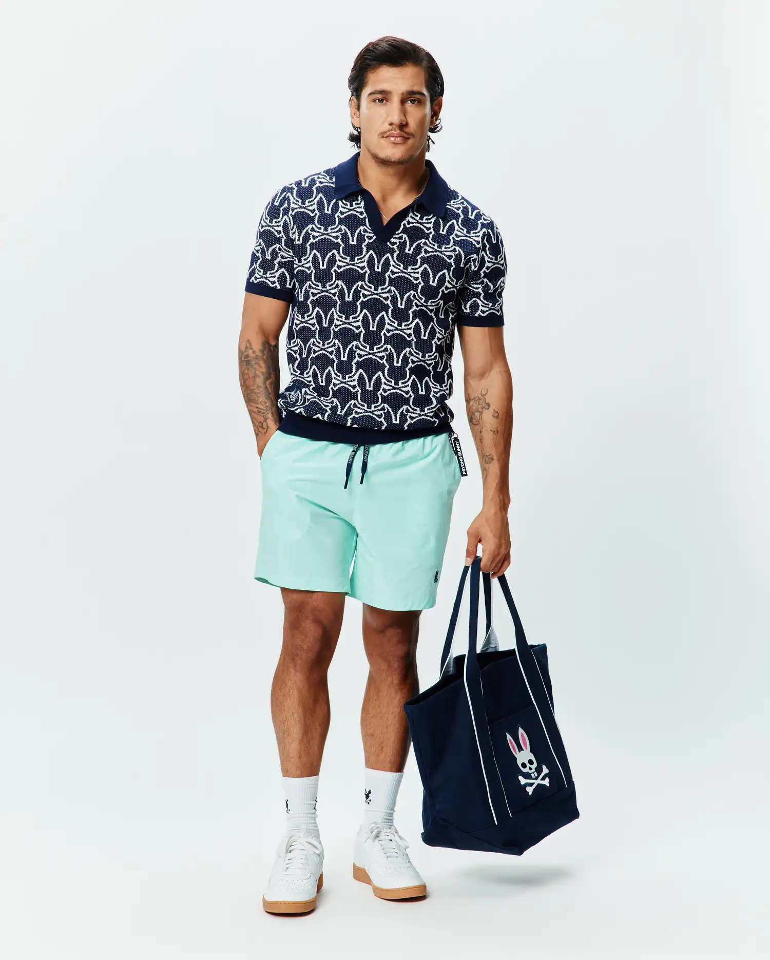 MENS SIDNEY OVERSIZED KNIT POLO - MT0100264