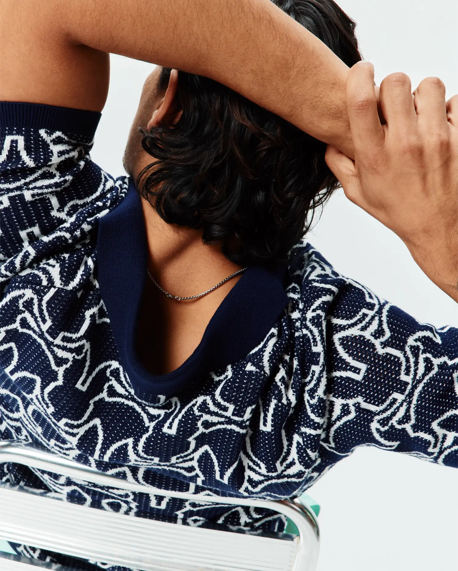 MENS SIDNEY OVERSIZED KNIT POLO - MT0100264 - Image 3