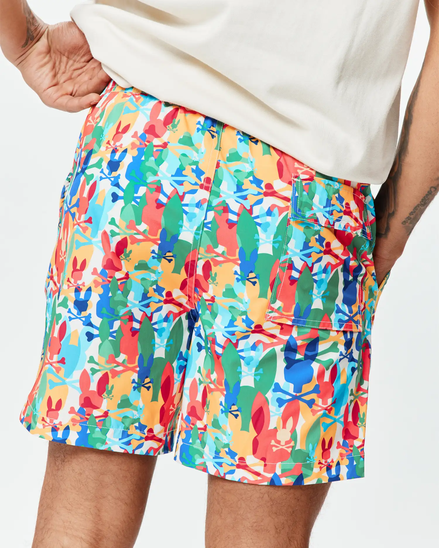 MENS TANNER SWIM TRUNK 6" - MB1000072 - Image 3
