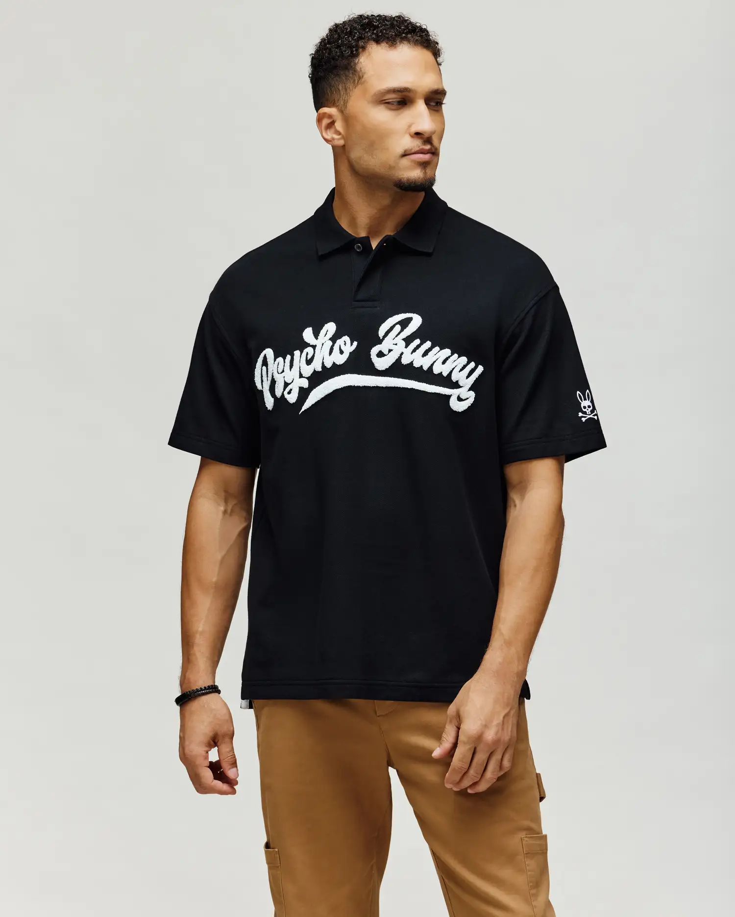 MENS TATE WORDMARK PIQUE POLO - MT0100152 - Image 3