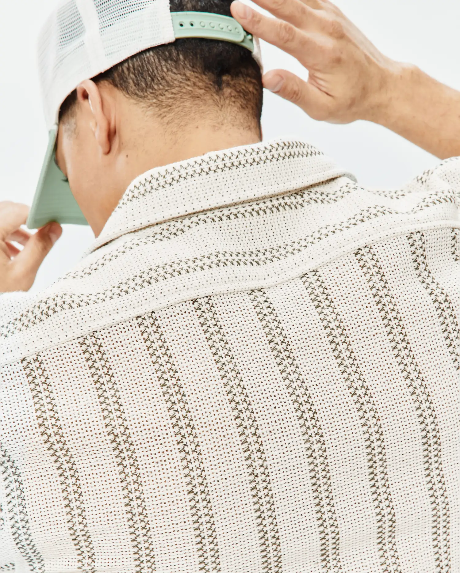 MENS TATUM CROCHET SHIRT - MT0300219 - Image 3