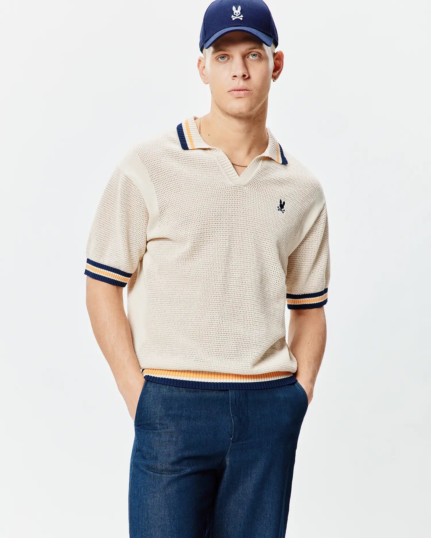 MENS THEROS KNIT POLO - MT0100164 - Image 2