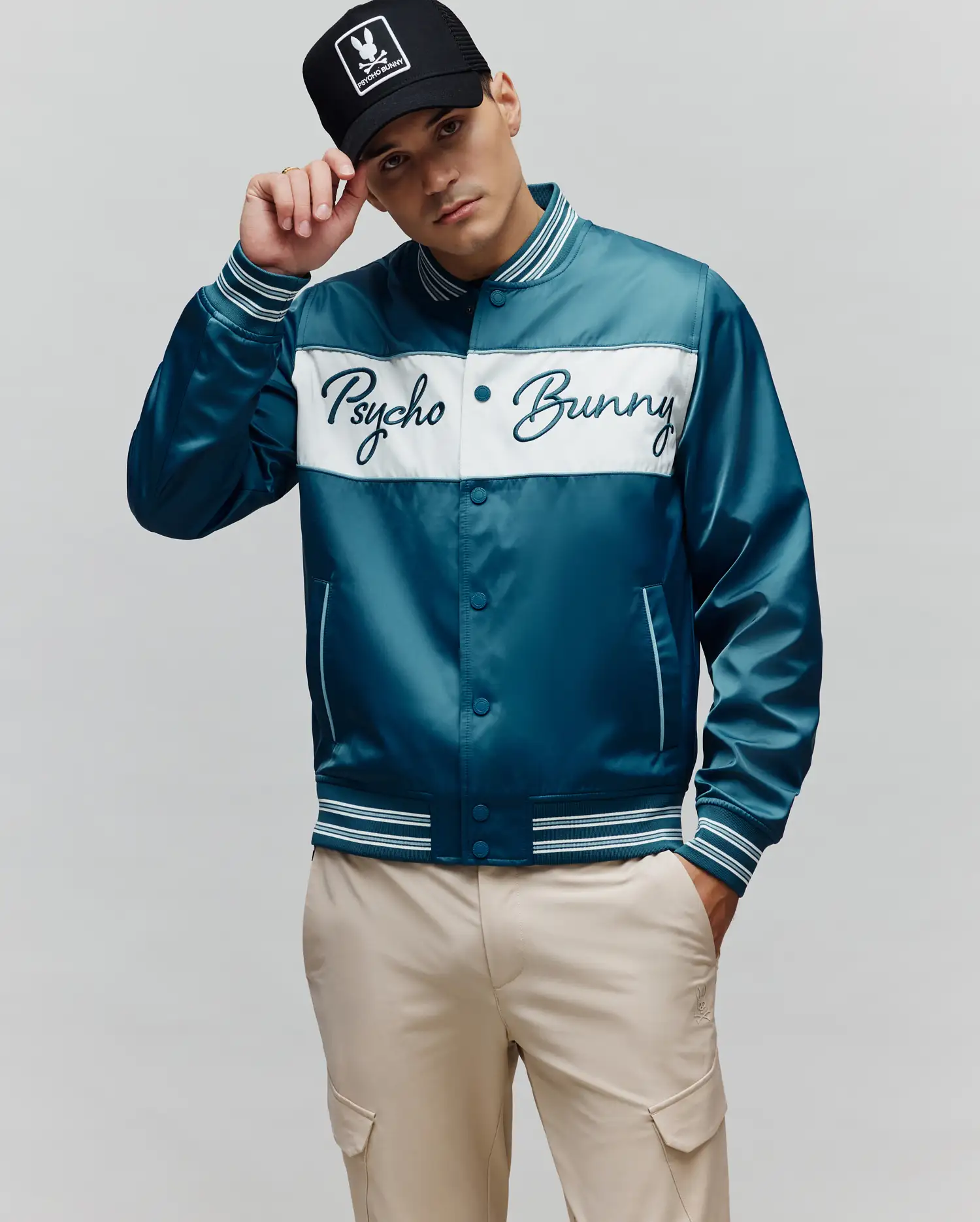 MENS THOMAS SATIN BOMBER - MO1100039 - Image 2