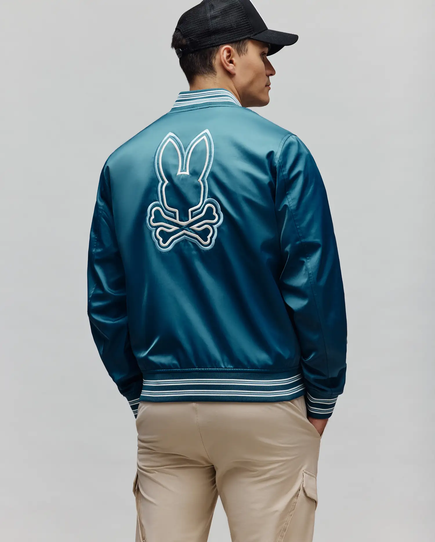 MENS THOMAS SATIN BOMBER - MO1100039 - Image 4