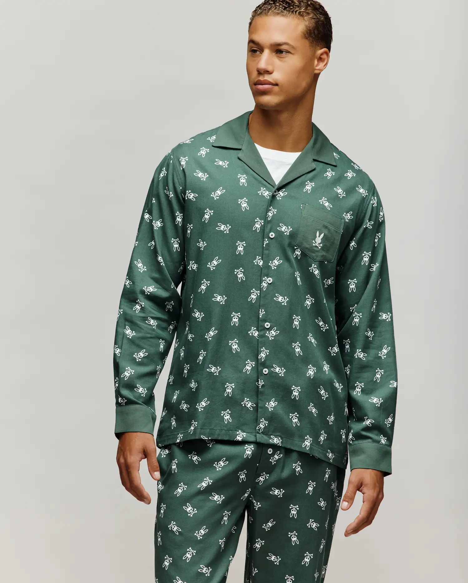 MENS VALEN FLANNEL PAJAMA SET - MO1400015 - Image 4