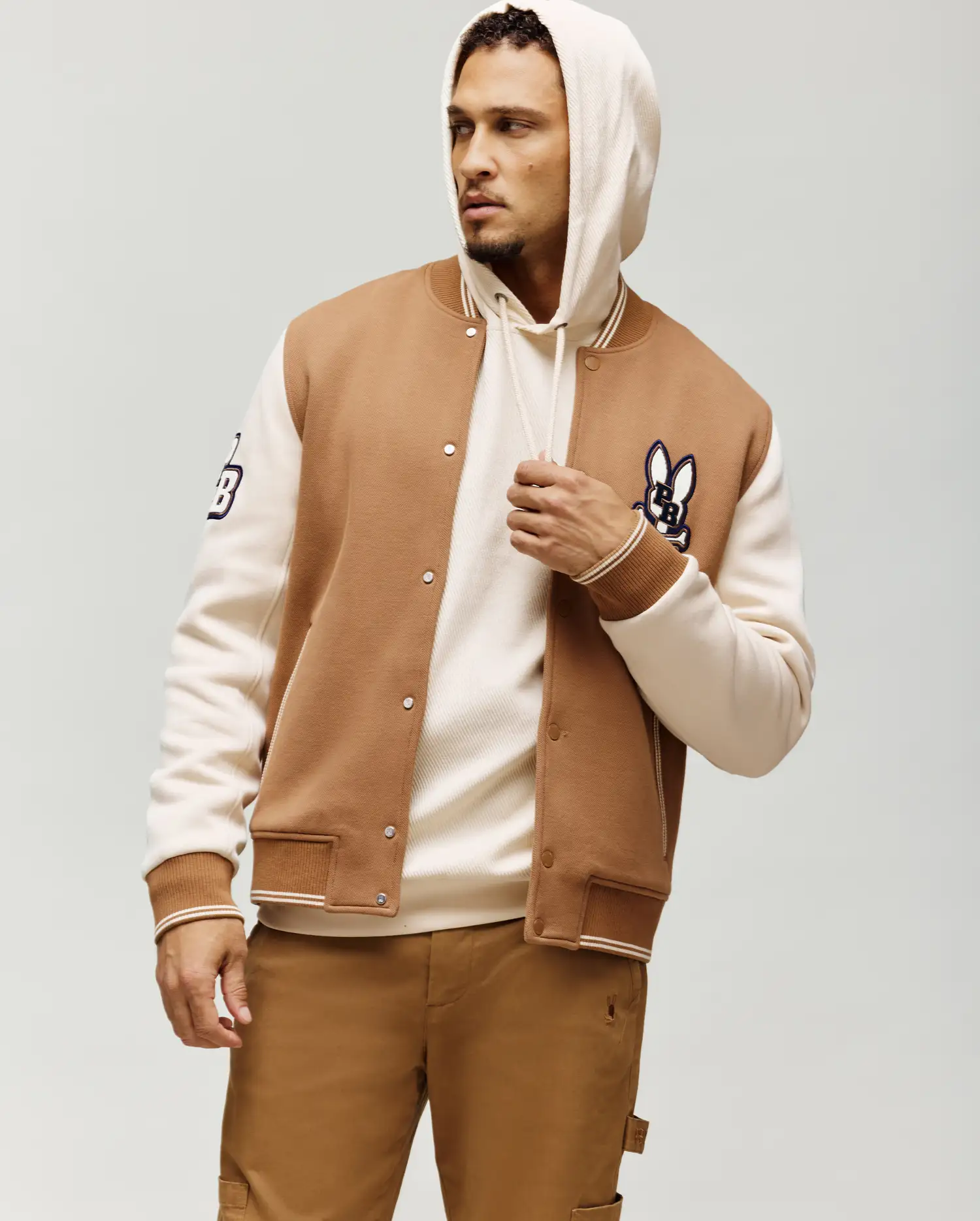 MENS WADE KNIT VARSITY BOMBER - MO1100020 - Image 4